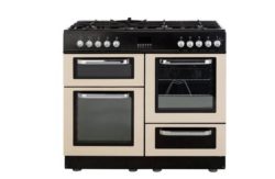 Bush BFCX100DFC Dual Fuel Range Cooker - Cream